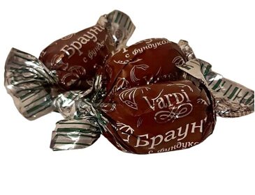 Конфеты Брауни с фундуком (Vardi), 1кг